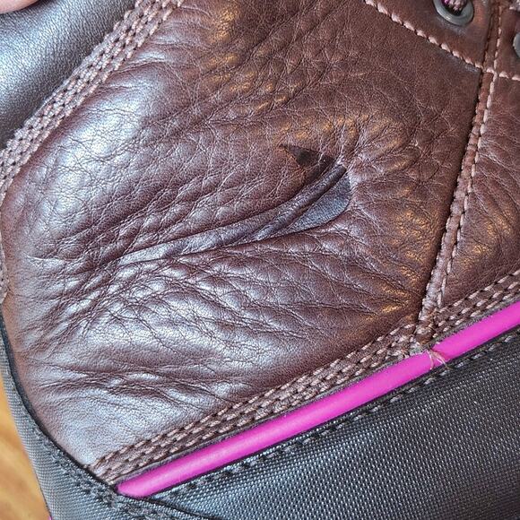 NIKE WOMEN ACG HIKING BOOT DUCK GORPCORE OUTDOOR TRAILS LUNARSTORM BROWN PINK 9 - Picture 5 of 9